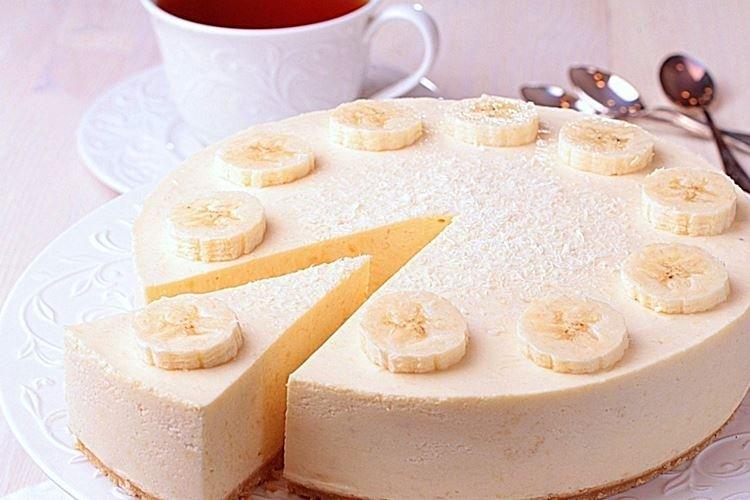 Sernik bananowy w piekarniku - przepisy kulinarne