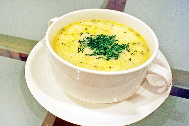 Zupa z makaronem mlecznym i twarogiem