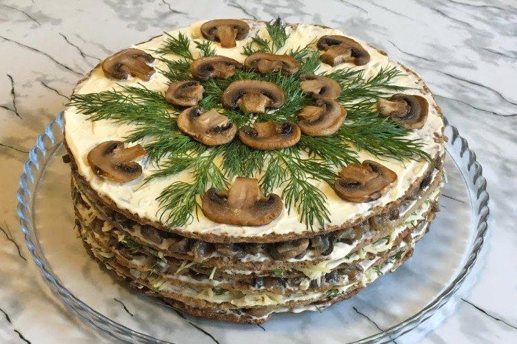 Ciasto wątróbkowe z grzybami - przepisy kulinarne